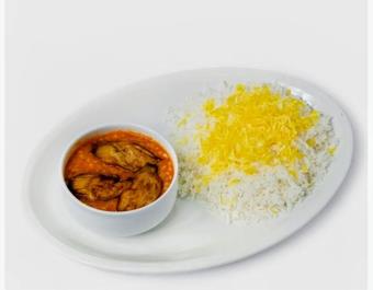 چلو خورشت قیمه بادمجان